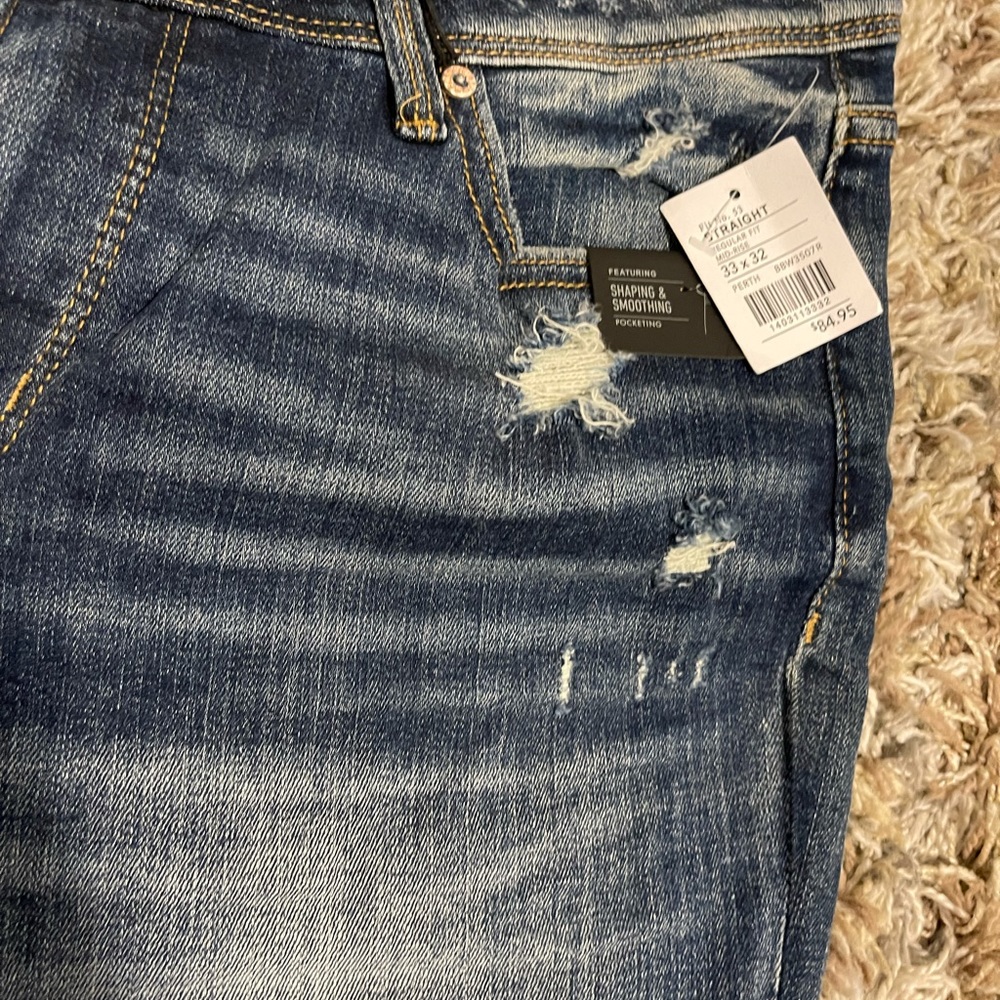 NWT! Buckle Black straight jeans